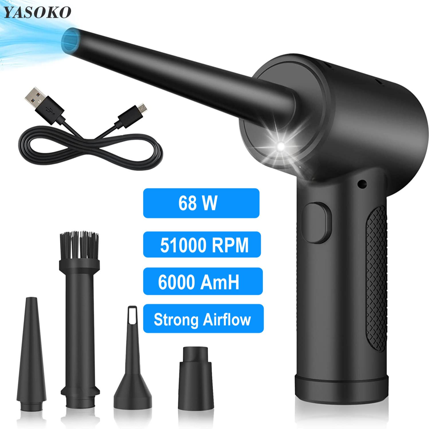 Dryer Car Blower - Espanador de ar comprimido para teclado,