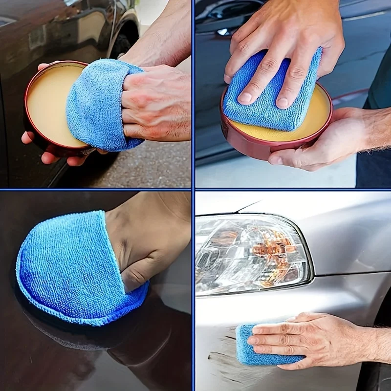 Wax Applicator Pad - Kit de 8 Almofadas Aplicadoras de