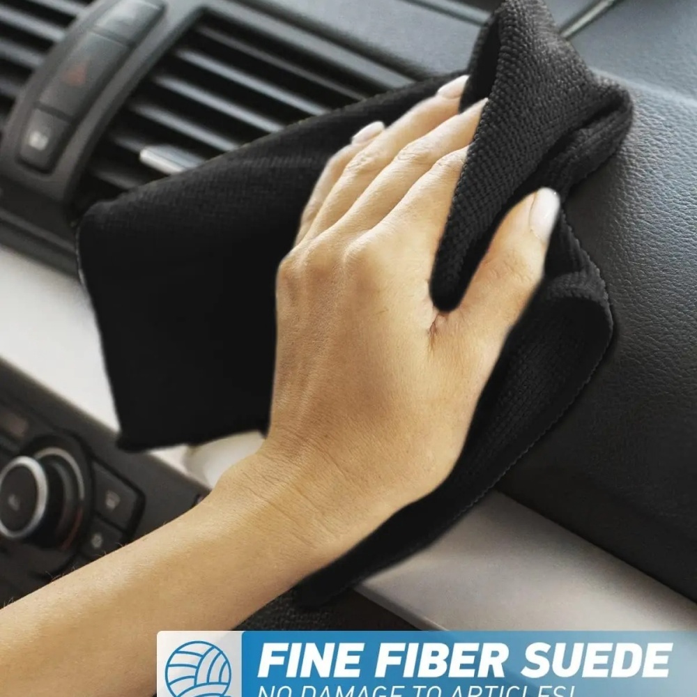 Microfiber Towel Detailing - Pano de Limpeza de Microfibra Preto,