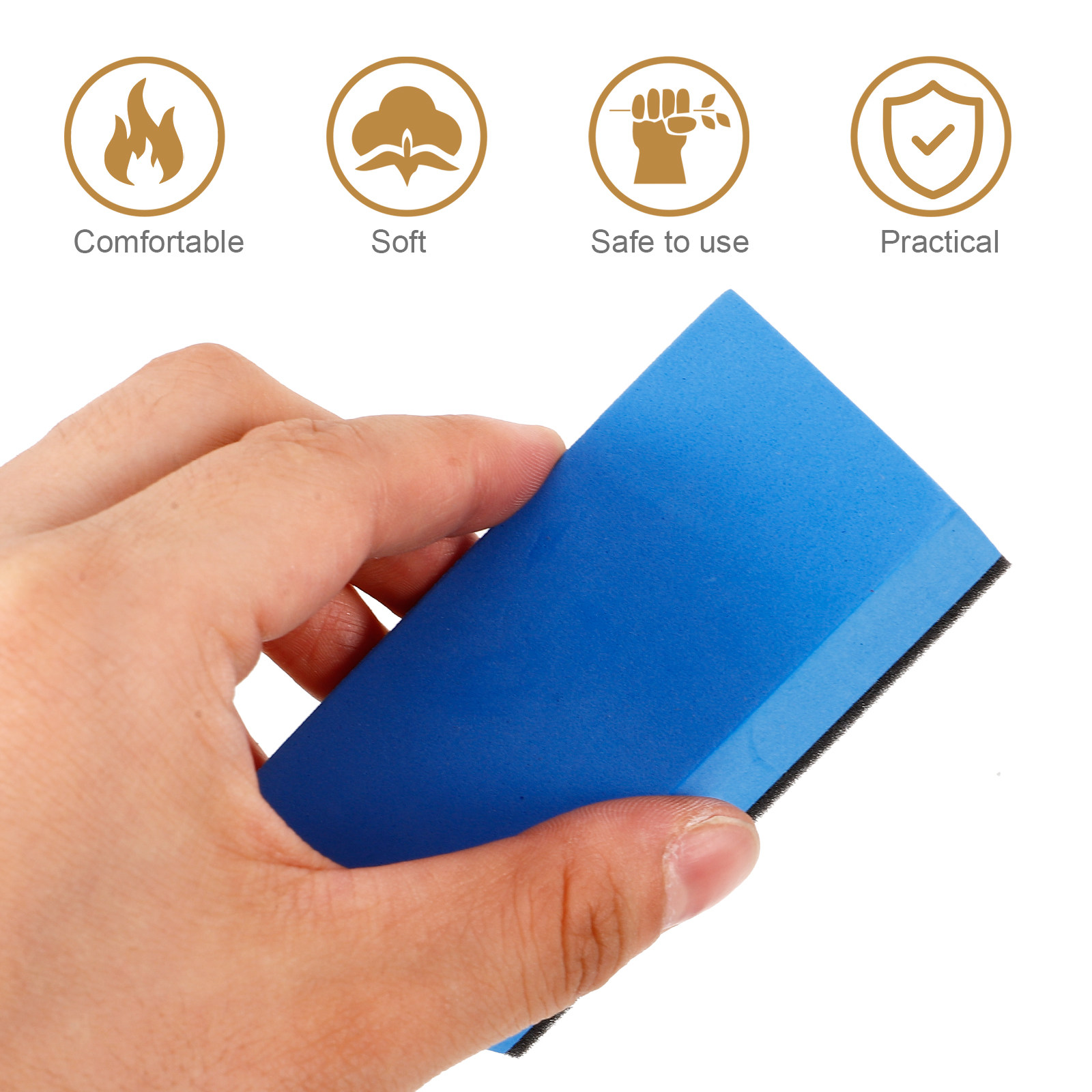 1 Conjunto de Esponja para Apl - Wax Applicator Pad avaliação e preço