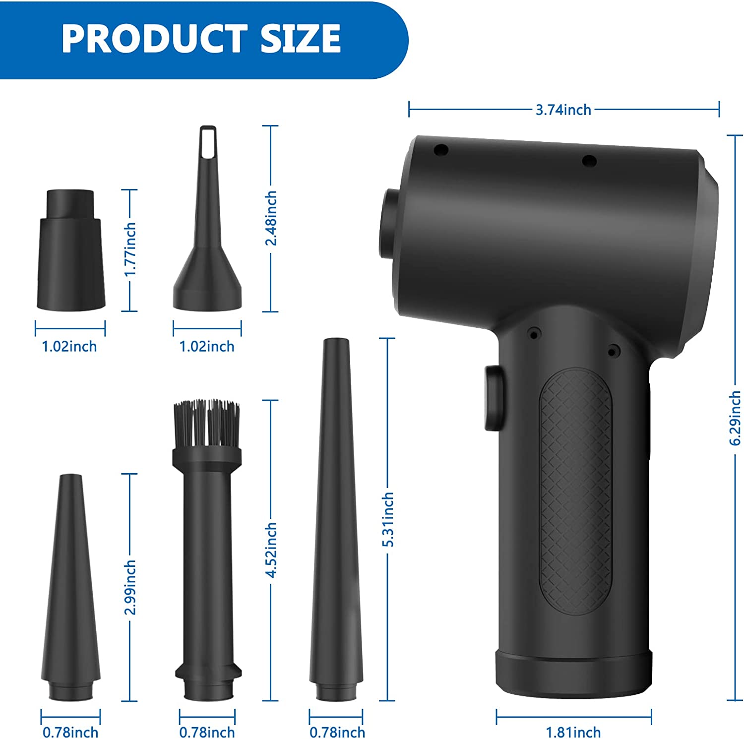 Espanador de ar comprimido par - Dryer Car Blower avaliação e preço