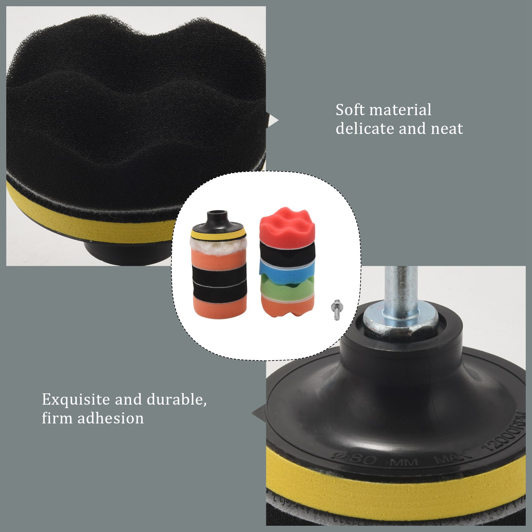 Conjunto de 11 Peças de Almofa - Polish Pad Set Buffer avaliação e preço